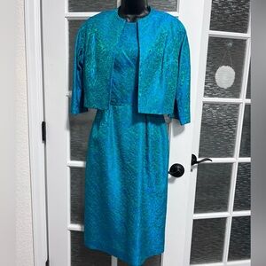 Vintage 1960’s Rona Knee-Length Sheath Dress w/Jacket